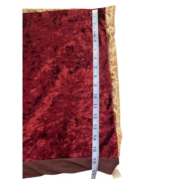 Apt. 9 Burgundy Pink Soft Cozy Crushed Velvet Lightweight Infinity Scarf - Picture 7 of 7